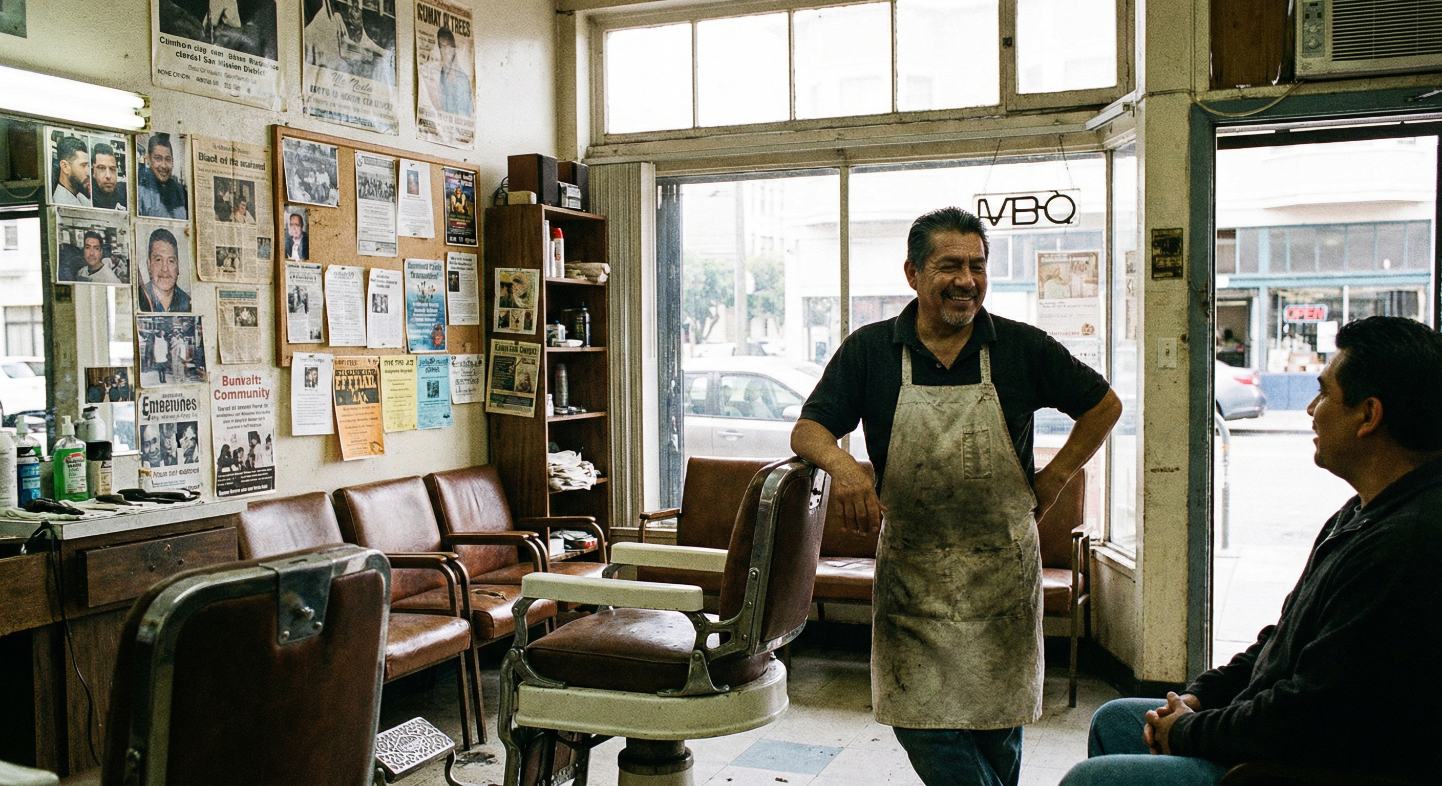 Joe Guerra at Mission Barbershop